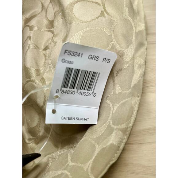NWT Coach FS3241 Sateen Sunhat - Size P/S - Picture 6 of 8